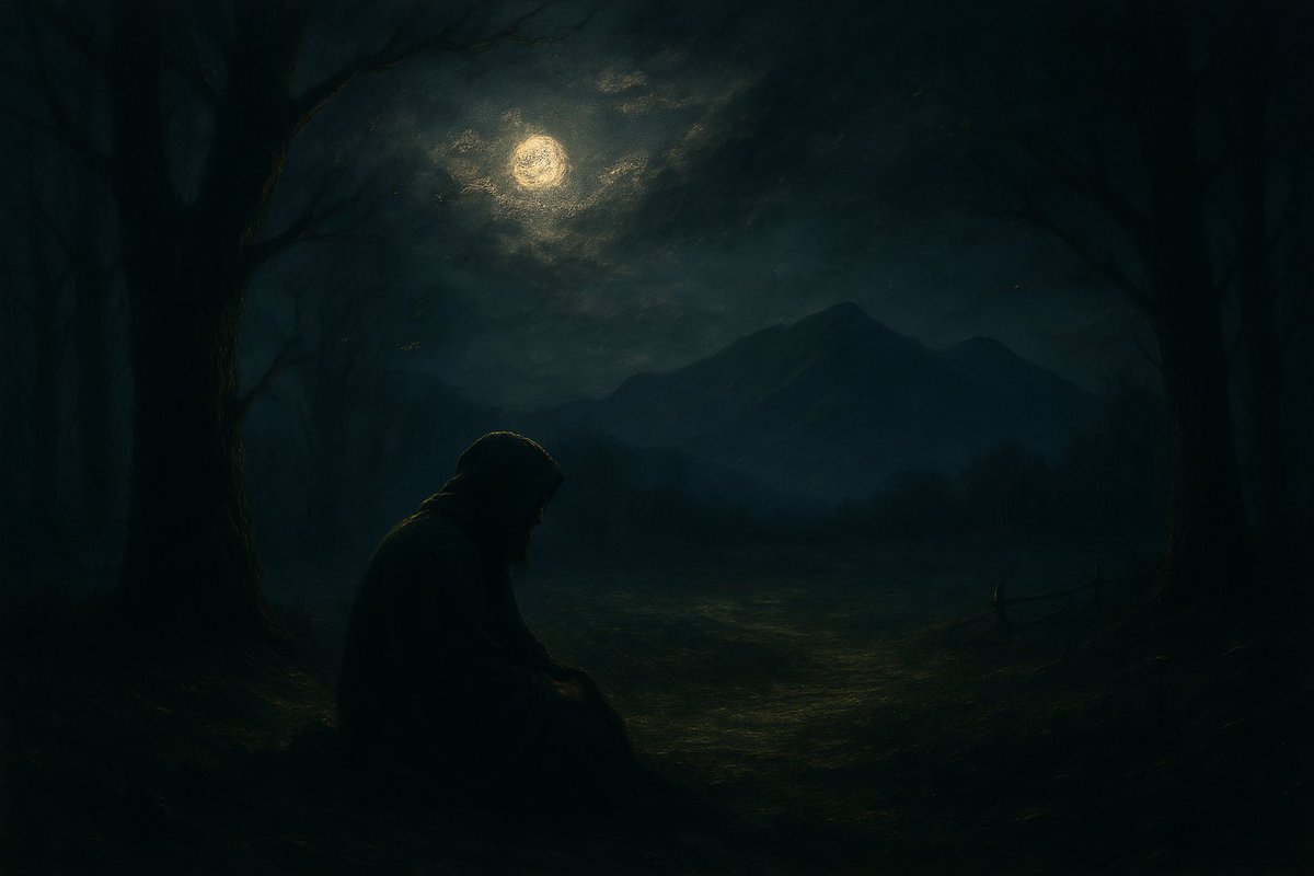 Theorimus's tweet photo. 🌕 𝘿𝙖𝙧𝙠 𝙣𝙞𝙜𝙝𝙩 𝙤𝙛 𝙩𝙝𝙚 𝙨𝙤𝙪𝙡 
“𝘛𝘩𝘦 𝘦𝘯𝘥𝘶𝘳𝘢𝘯𝘤𝘦 𝘰𝘧 𝘥𝘢𝘳𝘬𝘯𝘦𝘴𝘴 𝘪𝘴 𝘱𝘳𝘦𝘱𝘢𝘳𝘢𝘵𝘪𝘰𝘯 𝘧𝘰𝘳 𝘨𝘳𝘦𝘢𝘵 𝘭𝘪𝘨𝘩𝘵” 
— 𝘚𝘵. 𝘑𝘰𝘩𝘯 𝘰𝘧 𝘵𝘩𝘦 𝘊𝘳𝘰𝘴𝘴 
#DarkNightOfTheSoul #InnerHealing #MysticLandscape #CreatedWithAi https://t.co/hcf5iDqeeE