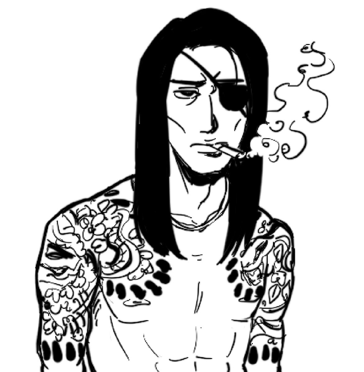 funinthemorgue's tweet image. Deep fried cigarette #yakuza0