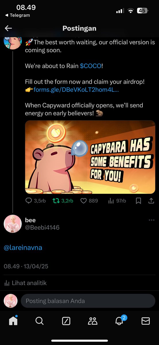 bee tweet media