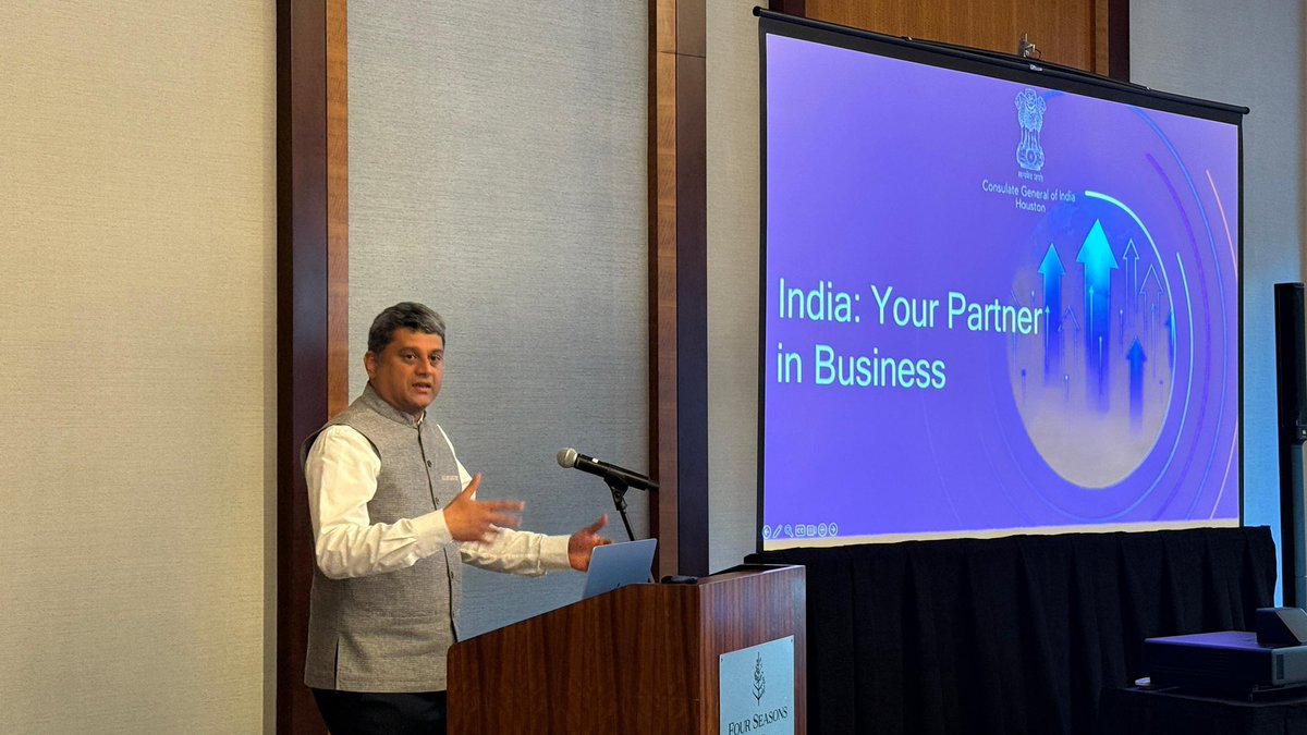 cgihou's tweet photo. Delighted to join the Roundtable on ‘Strengthening Partnerships with India’ organized by @CityofDenver & @D4Insight. Highlighted India’s dynamic growth trajectory, ease of doing business in and with India, and emerging opportunities for collaboration across diverse sectors. There is immense potential for deeper economic engagement between India and the region.
#IndiaUS #EconomicPartnership