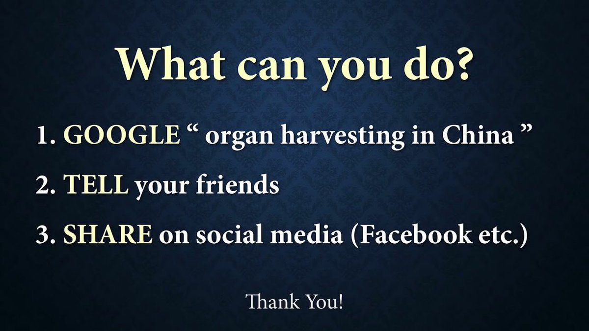 Doctors Against Forced Organ Harvesting DAFOH (@mdsagainstfoh) on Twitter photo 