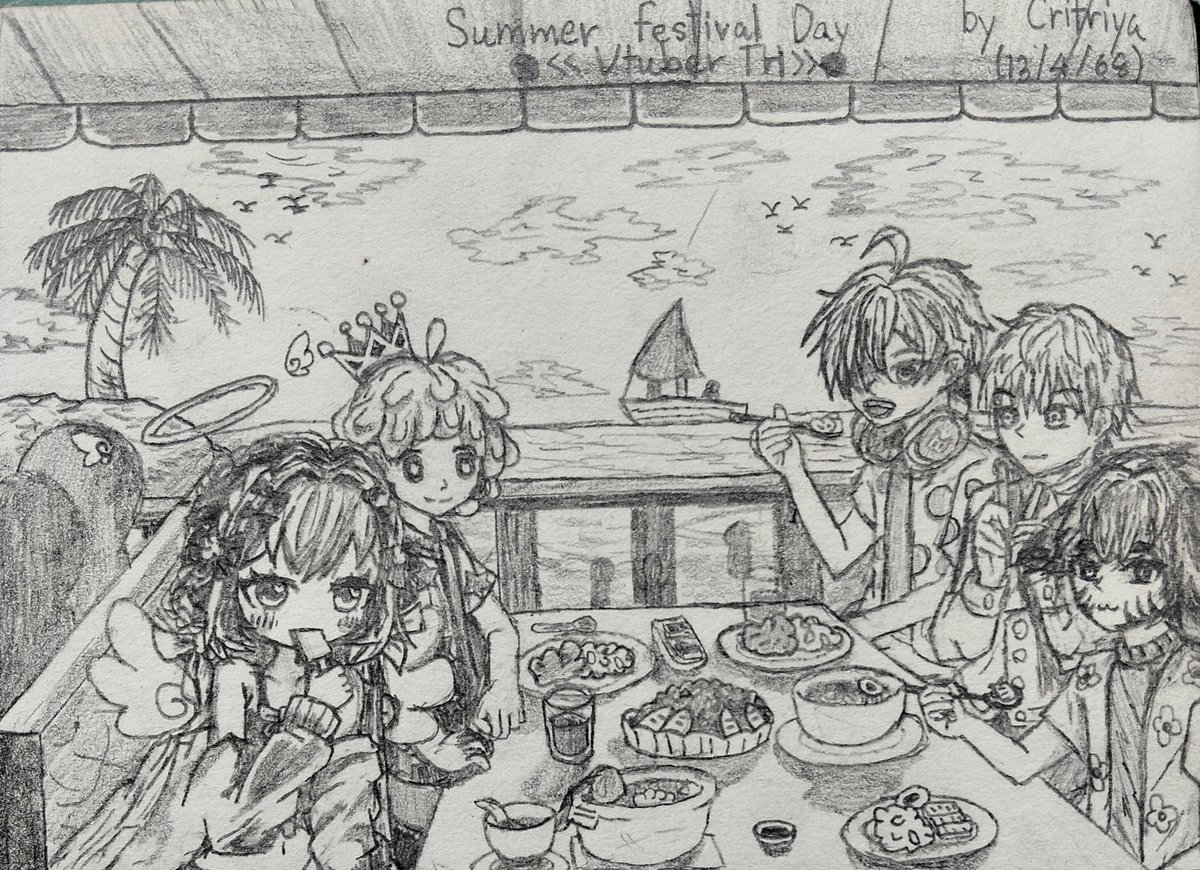 Critriya_'s tweet photo. #BunnieskissesFA #Katsukichart #KingArtVTH #SilverArtVTH #CritriyaDraw
@BunnieskissesVT
@KatsukiCh_VT
@Kazuma_TH
@KingSlimeVtuber
@SilverVTH
อาร์ต สงกรานต์ ปี68 (โนคอมเม้นท์) https://t.co/t9P7Y6owyr