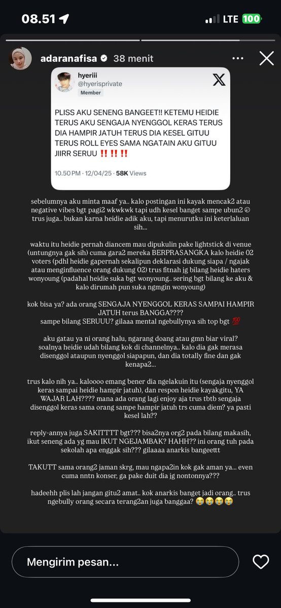 lucuskli's tweet photo. @hyerisprivate @still_fira bukan 02 voters dan bukan haters wony sih katanya https://t.co/3ugOzzp0Gi