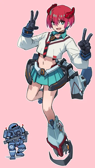 マチュ+ジークアクスイラストっぽく 