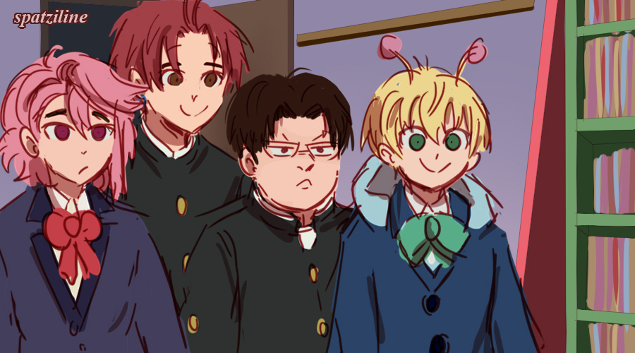 Momo may be embarrased but Okarun and the others won't leave (open thread) #Dandadan #momokarun