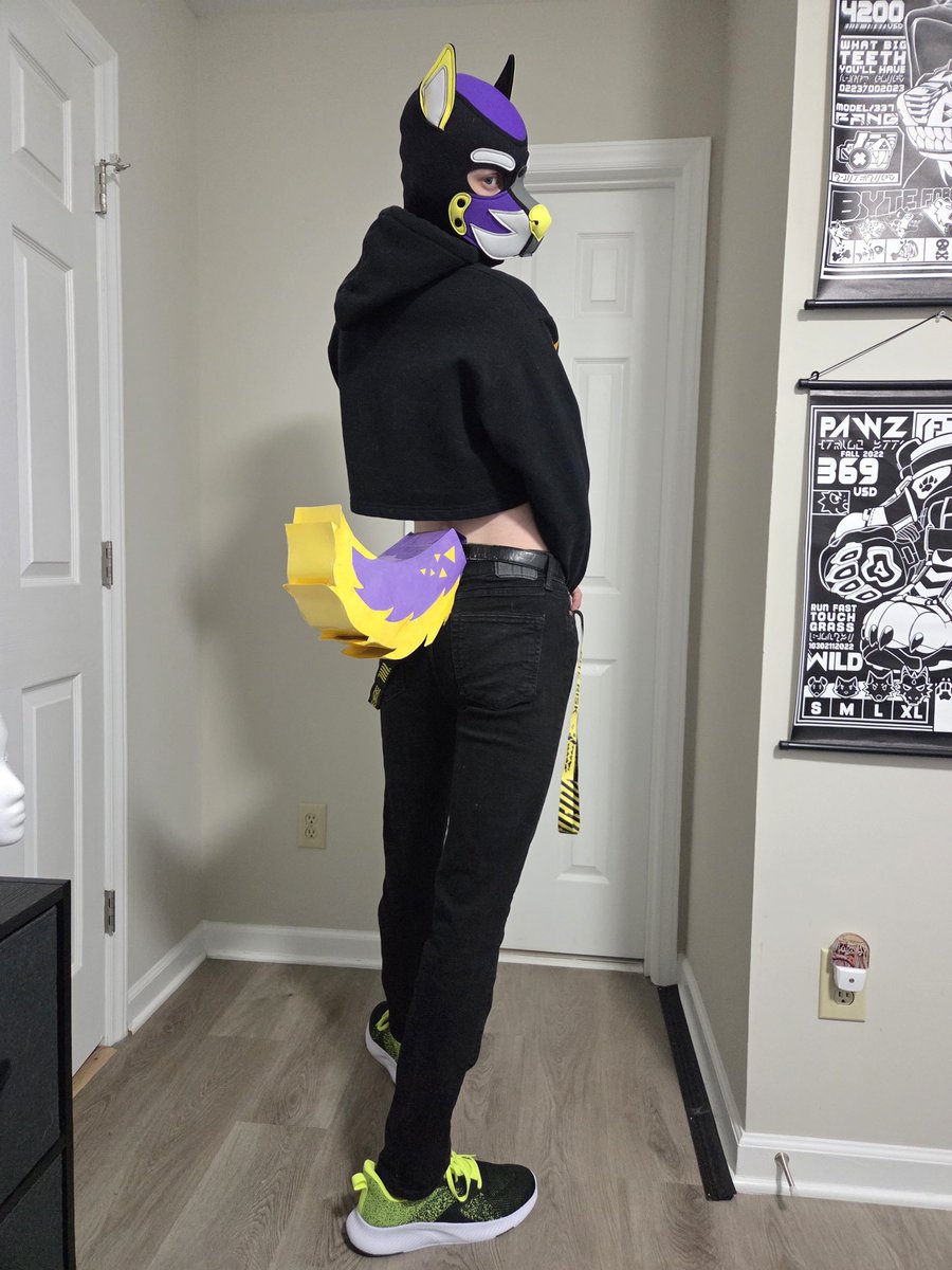 PupArthur1's tweet photo. ⚠️ Caution, I bite. ⚠️
Another outfit for FWA im cooking up.
#pup #pupplay #puplay #gay #gaypup #techwear #club #harness #pupplaycommunity
#puphood #sub #futurepunk #FWA #furry #submissive #FWA2025 https://t.co/Y4LDDhotVD