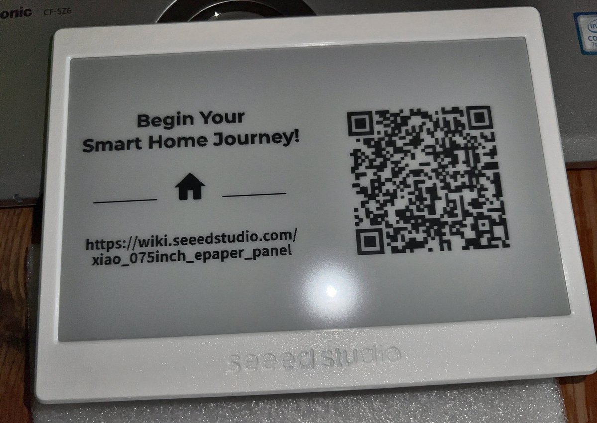 NWLab_jp's tweet image. 新しいデバイスが届いた。7.5インチの電子ペーパー大きい…
#seeed