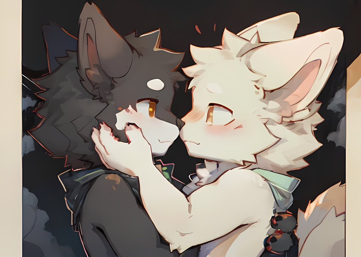 DDFurryai3321's tweet photo. 亲亲😙 https://t.co/oeiD8iO9AE