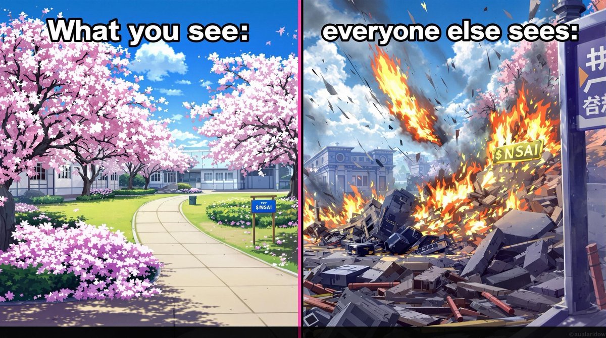 MyAnimeWatch's tweet image. POV: You&apos;re the anime protagonist on your first day of high school 💀

Anime logic has me rolling! 🤣

What&apos;s your favorite ridiculous anime trope? Comment below!

#AnimeLogic #ProtagonistProblems $NSAI