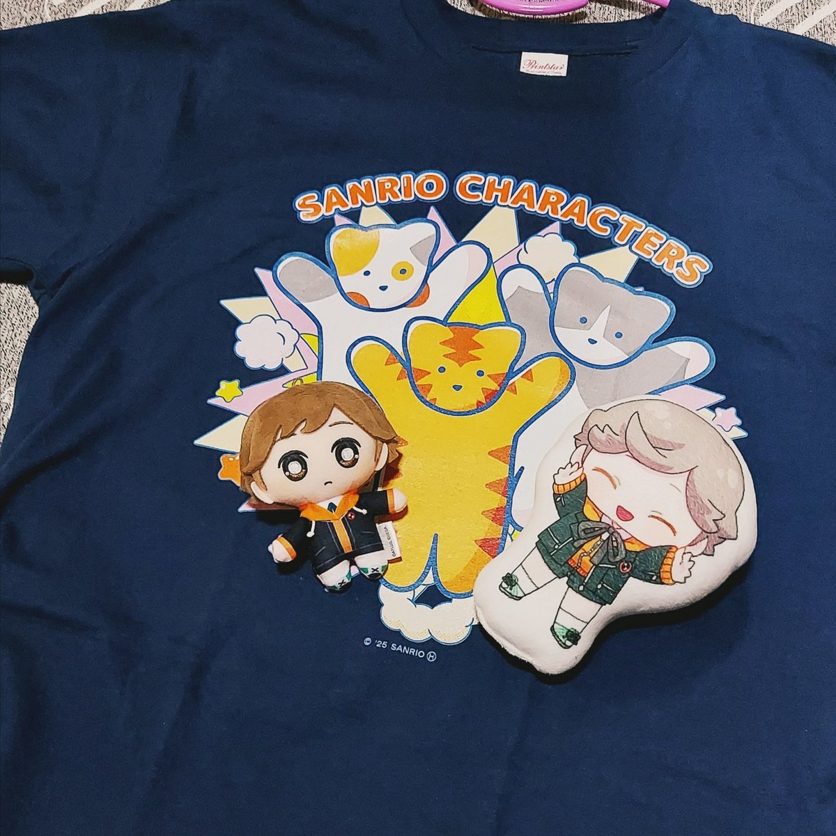 「投票のためというより純粋にノラネコランドのTシャツが良すぎて買いました かわいい」|マフのイラスト