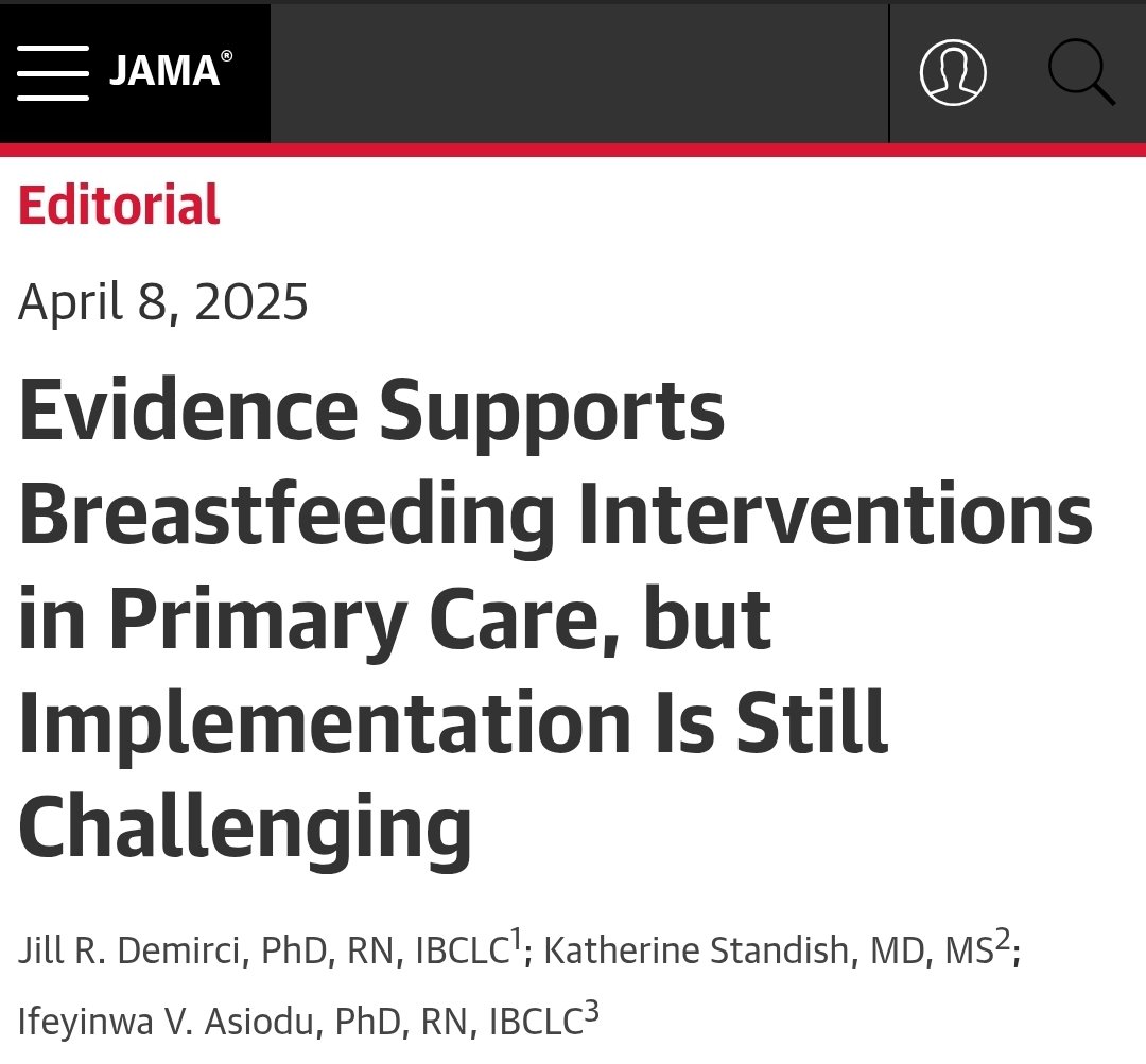La actualización del USPSTF sobre el asesoramiento de la lactancia materna en la atención primaria reafirma la importancia de la lactancia materna y el papel fundamental de los médicos en la consulta.
🤱💪🏻