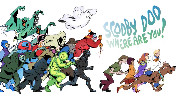 disappointed to learn that my art is being sold at a con in the US, without my knowledge. this sucks bc this goes against why i make scooby art in the first place, and why i don't even take commissions for them: i don't want to proffit off something that means a lot to me