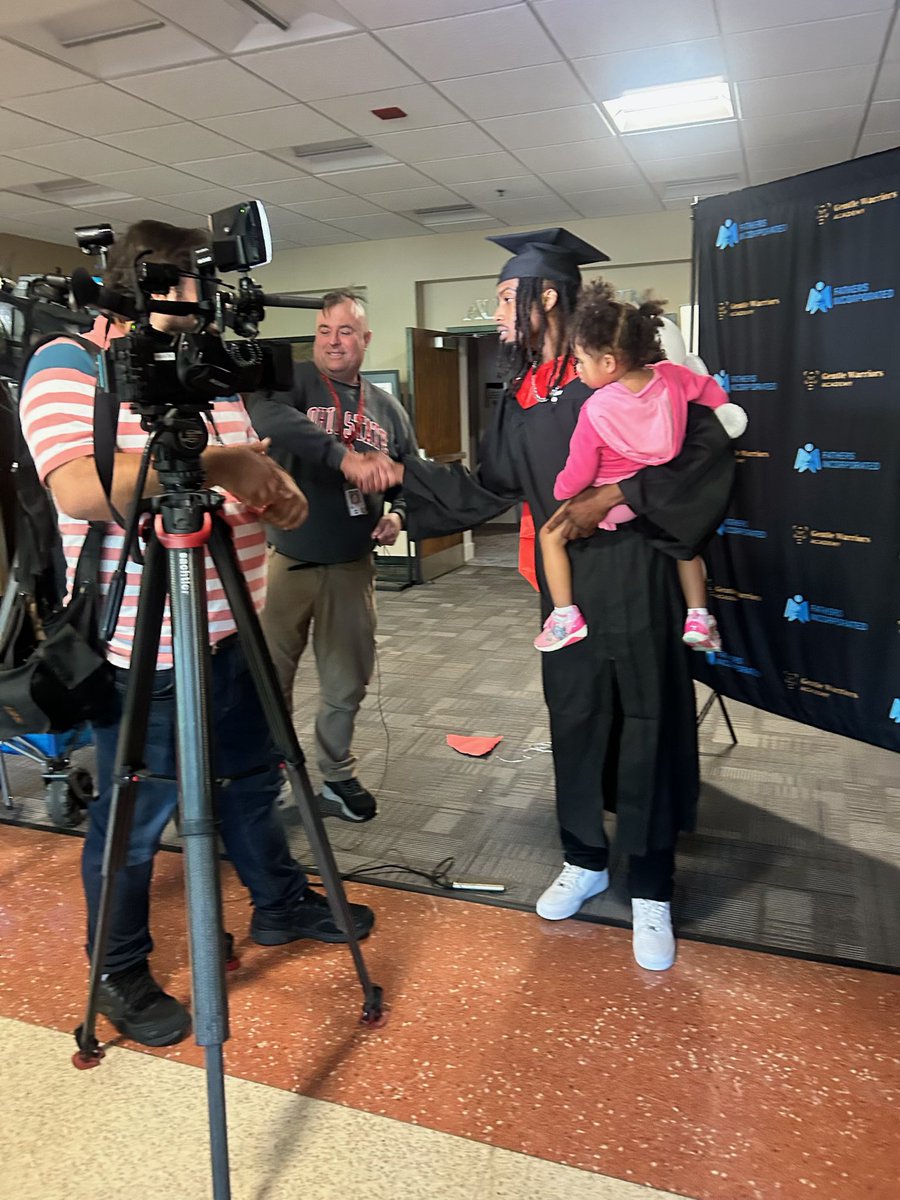BoogTheSleeper's tweet photo. Graduated from Fathers Incorporated Today 🫡 I was rewarded Valedictorian and was interviewed on 11Alive news 🙏🏾❤️ Wouldn’t be here without God #longlivejosh https://t.co/kI5mXc7fHy