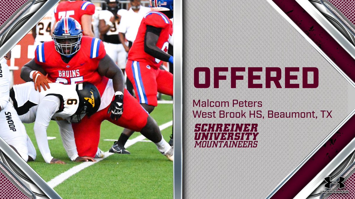 Malcolm Peters C/O 25 (@d1_malcolm) on Twitter photo After a great talk with <a href="/CoachZ__SU/">Cody Zwernemann</a> Im blessed to receive an offer from Schreiner University <a href="/SchreinerFB/">Schreiner Football</a> After a great talk with <a href="/CoachZ__SU/">Cody Zwernemann</a> Im blessed to receive an offer from Schreiner University <a href="/SchreinerFB/">Schreiner Football</a>