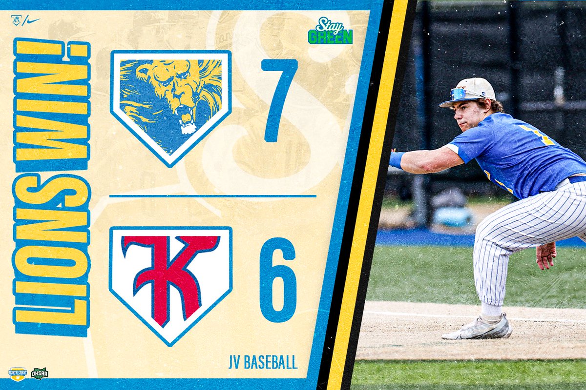 NDCL_Baseball's tweet photo. WALK IT OFF‼️ Sophomore Joey Penny walks it off with 2 outs in the 7th! JV erases a 3-Run deficit against Kenston in the Bottom of the 7th to take the W 🟢🟢 Great Saturday of Baseball at JCU 📈

#WeAreNDCL | #STAYGREEN🟢 https://t.co/zA4W9JTOTJ