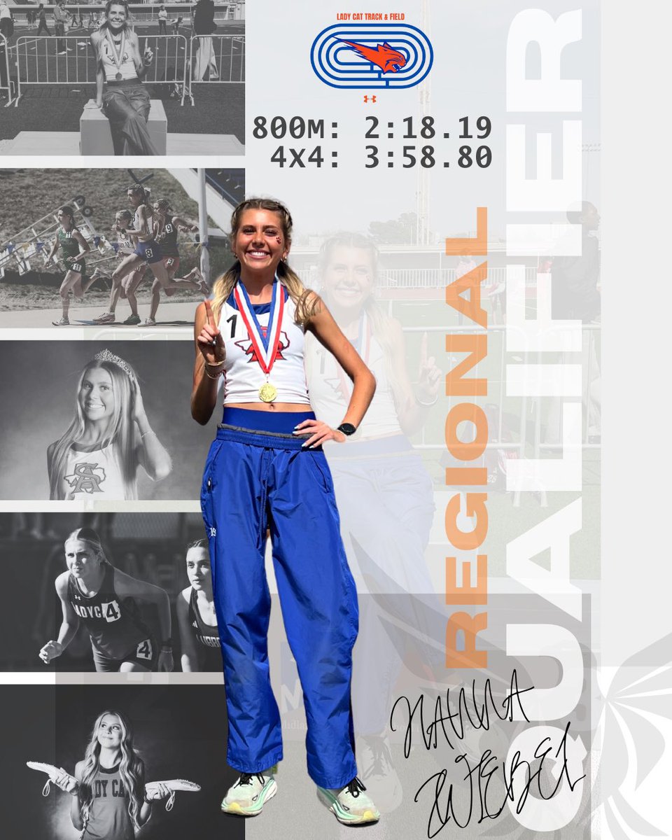 🎟️TICKET PUNCHED 2x🎟️
Hanna Zwiebel placed 1st in the 800 and 2nd in the 4x4!! <a href="/SAISD_Athletics/">San Angelo ISD Athletics</a>