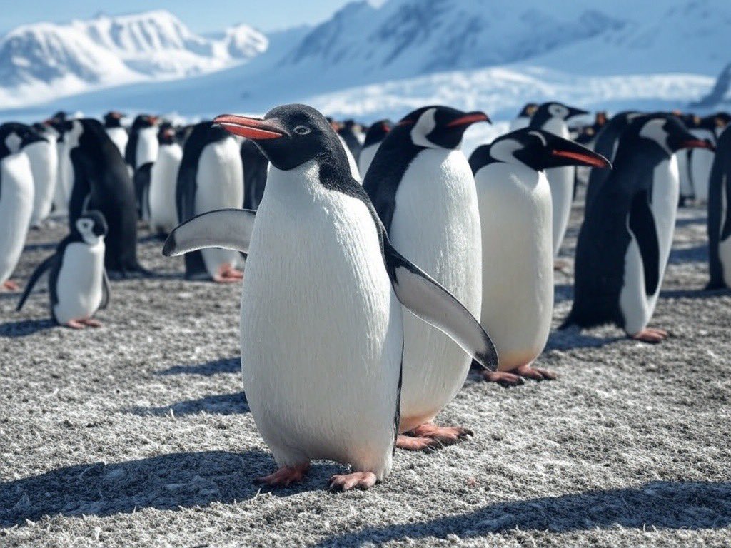 Wild_eye2's tweet image. Penguins have knees you just can’t see them under the feathers.
They waddle with style and hidden bones.
Fashion and function, Antarctic edition.
#PenguinFacts #CoolScience