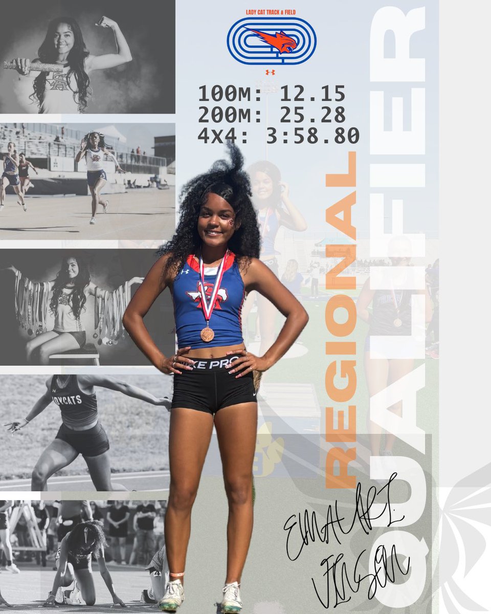 🎟️TICKET PUNCHED 3X🎟️
Emauri Vinson placed 3rd with a PR in the 100, 3rd in the 200 and 2nd in the 4x4!! <a href="/SAISD_Athletics/">San Angelo ISD Athletics</a>