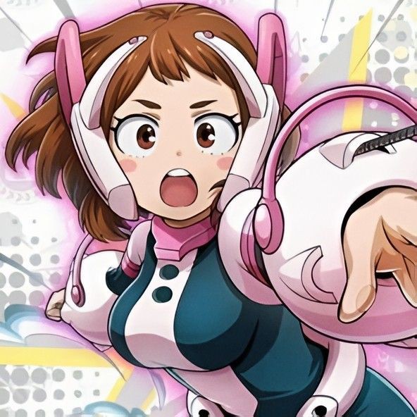 Quakssgravity's tweet image. ⓘ this user is obsessed with Ochako Uraraka