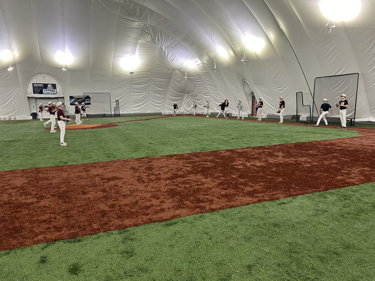 We welcomed Coach Dutton and the Cape Elizabeth Capers to the Crystal Dome for Saturday evening workout!  #homeofcoastalriptide #crystalathletictrainingfacility