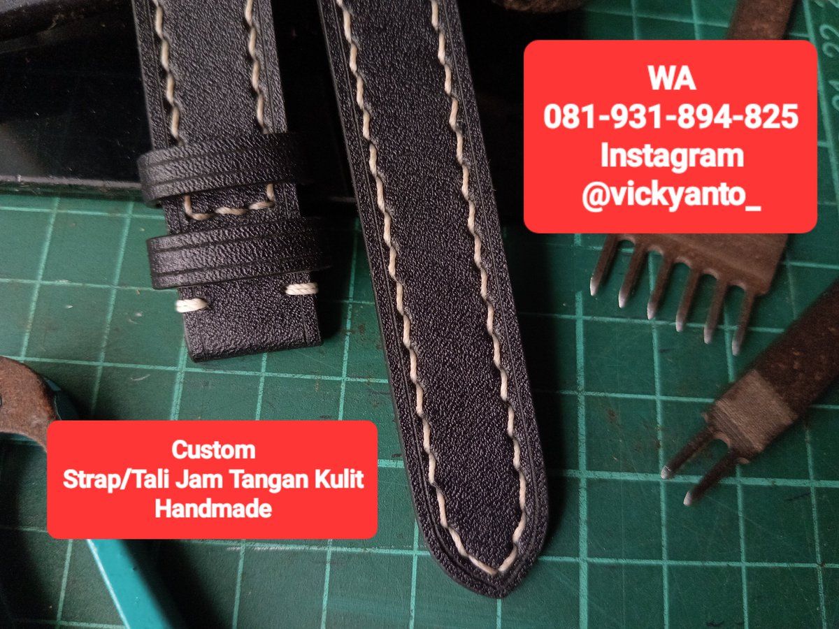 vickyanto_'s tweet photo. ⌚ Custom Strap/Tali Jam Tangan Kulit Handmade

🐄 100% Kulit Asli

💰 Mulai Rp150.000

🏠 Jl. Silikat 32A (Masuk Gg Penjahit Kulit), Purwantoro, Blimbing

📱 https://t.co/MPuQZ10mcM

📷 https://t.co/cz6hv0w2y5

📍https://t.co/jySiNQFZfL

@infomalang
#pasarmingguinfomalang https://t.co/w6nSa1H5Ej
