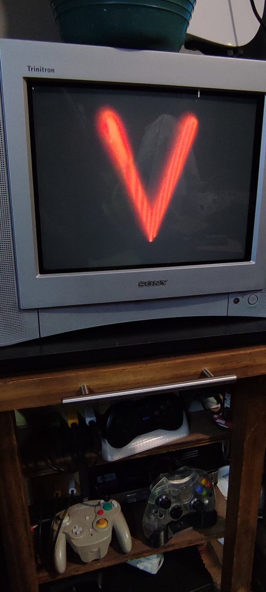 felipusrex's tweet image. Just a little fun with my MiSTer FPGA and later the V miniseries.