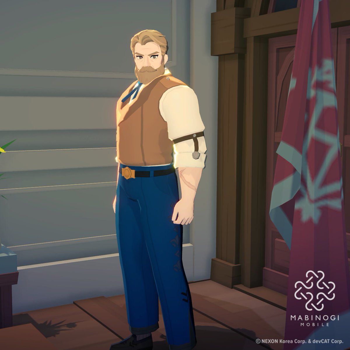 I keep Mabinogi Mobile running on one computer while I draw on the other.