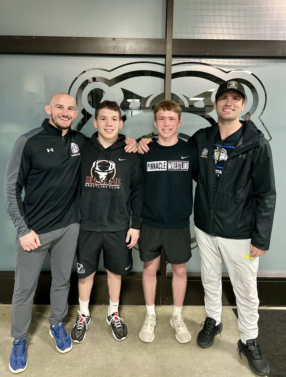 Really enjoyed the PNL Spring FRECO Championships—took in some incredible wrestling and supported our two incoming 🐰🐰 #GetJacked