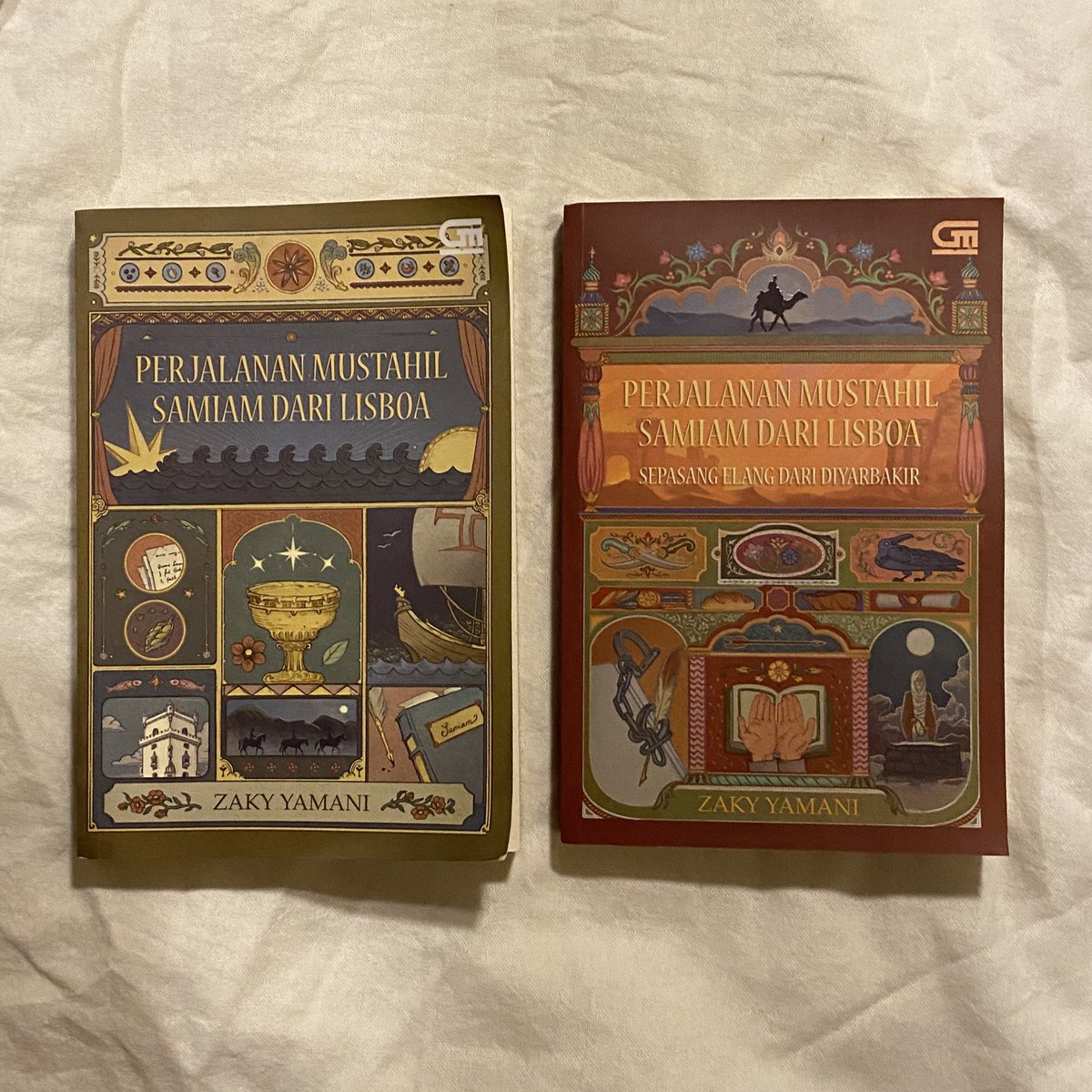 sincerelypoem's tweet photo. Ilustrasi sampul buku lokal yang cantik-cantik! ‹3 https://t.co/gHxq93Dyla