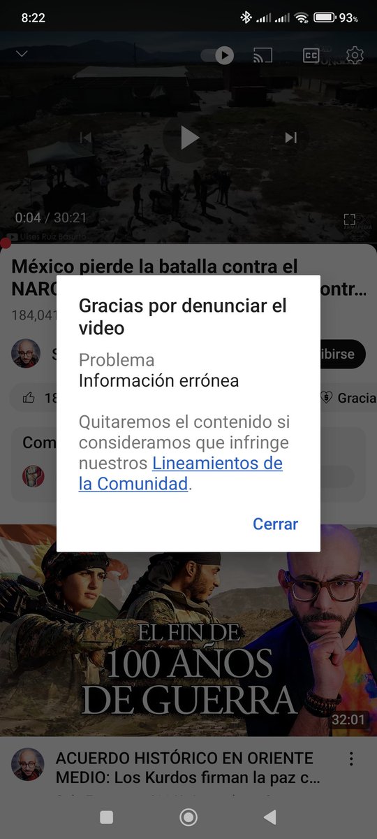 molotovmx's tweet image. 🚩 Favor de Denunciar video de YouTube 🚩
Gracias.