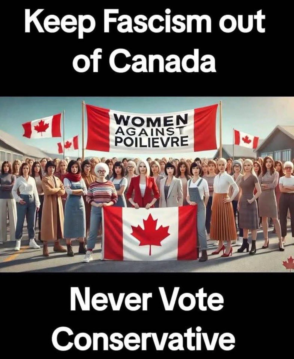 Proud to be one of the women who will never vote for Pierre. Are you helping us kick this guy out?

#WomenAgainstPoilievre #CarneyForPM