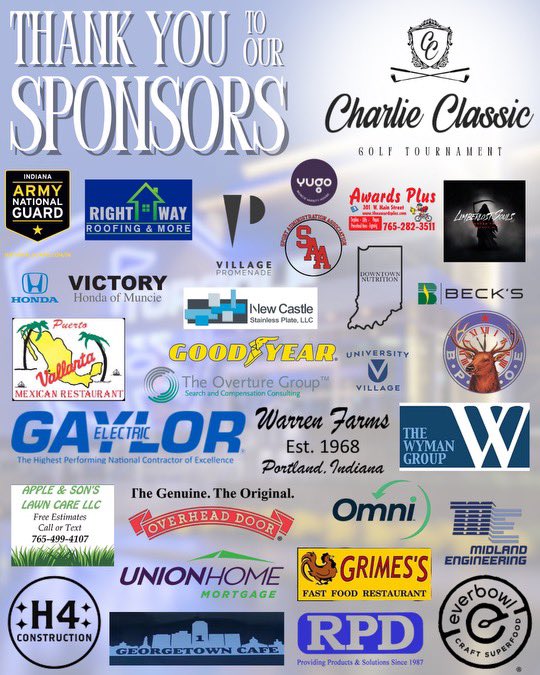We’re just ONE day away from the 5th Annual Charlie Classic Golf Tournament!
A huge THANK YOU to all 29 incredible sponsors who made this event possible. Your support is driving an unforgettable day of impact and fun!

Join us TOMORROW, Sunday, April 13 from 12–3 PM at Topgolf