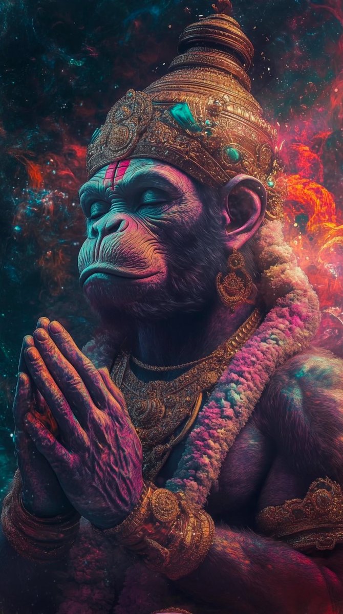 Happy #HanumanJayanti ❤️ 

May Hanumanji bless you with strength. As Hanuman expressed in the Ramayana:

“When I think of myself as a body, I am your servant; when I think of myself as an individual soul, I am part of you; but when I realize I am Atman, you and I become one.” ✨