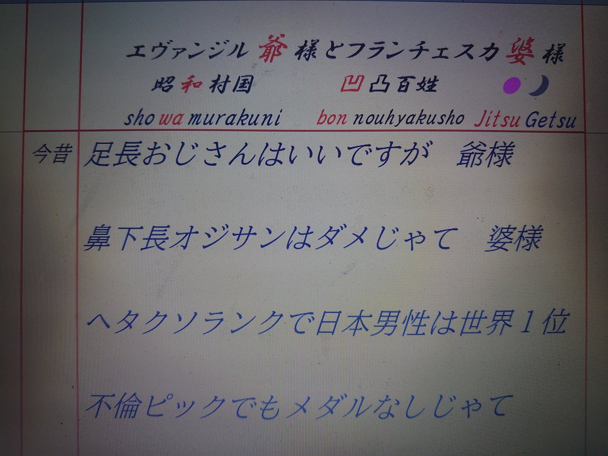 tozza74584352's tweet photo. #不倫ピック #ヘタクそ #中居 #松本 #昭和村国 https://t.co/d2Db91BpN5