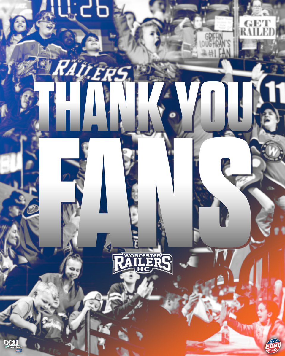 The best fans in the <a href="/ECHL/">ECHL</a> 💙

Thank you for your support all season, Railers fans! 🚂

#RailersHC