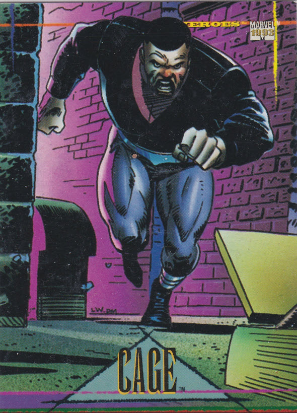 AustinGorton's tweet photo. Card 089: Cage
Dynamic figure, but the coloring on the cardfront is...not great.
#TradingCardADay #MU4 #StreetHeroes #LeeWeeks #LukeCage https://t.co/rEpKx0XiYi