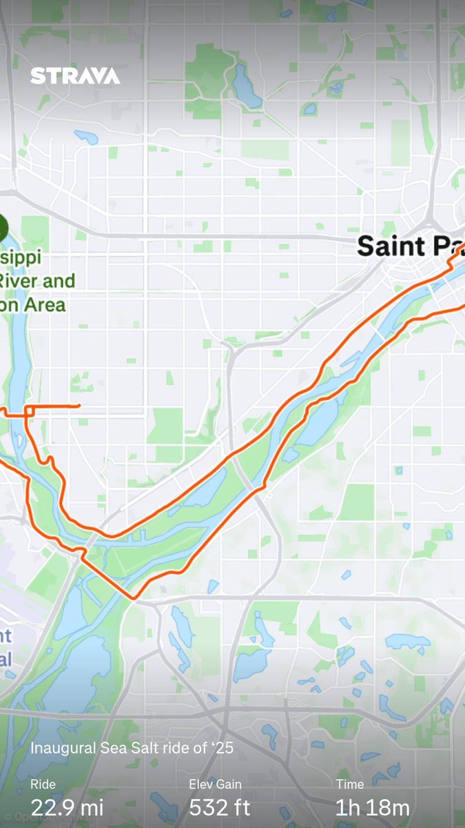 The inaugural cycling stop at <a href="/SeaSaltEatery/">Sea Salt Eatery</a> opens up the 2025 season. Lines, beverages, and lots of bubbles. Good times.  

PSA: the path along Shepherd road is under construction. 

#GetOutside
#Cycling