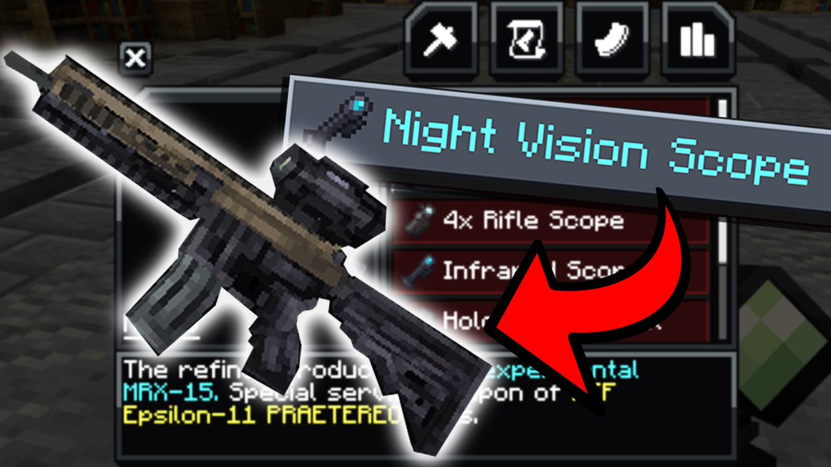 JScizzor's tweet photo. Weapon Attachments System in minecraft bedrock

SCP: Collaboration Remake will (eventually) be released at @CurseForge / @MCPEDL https://t.co/lQwQIB3BL6