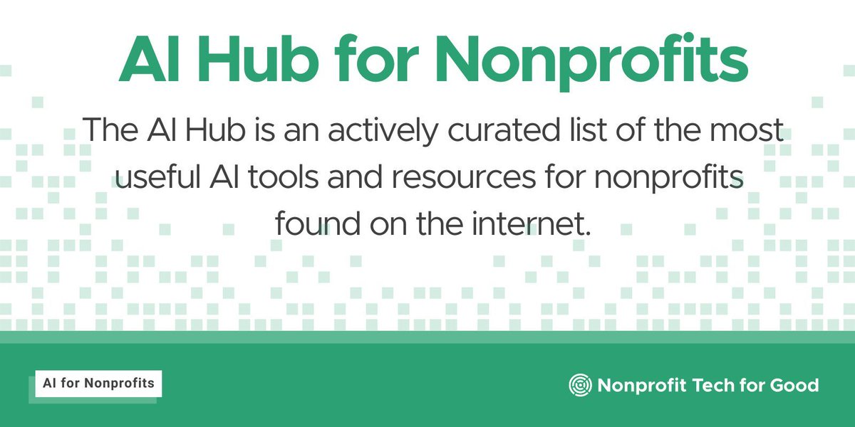 Nonprofit Tech for Good tweet media