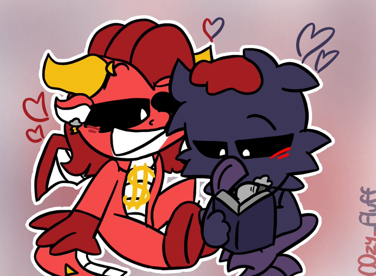 comfy_floof's tweet photo. i missed these two,, (i got a lil lazy finishing the drawing ๐ถ)
#SmilingCritters #NightmareCritters #simonsmoke x #poe #PoppyPlaytimeChapter4 #GoldenThunder https://t.co/2gYFOzmo8x