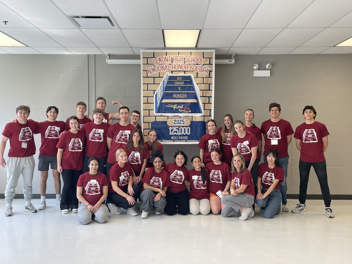 Lemont HS NHS (@lemonthsnhs) on Twitter photo And that’s a wrap! 125,000 meals heading to Violet’s Kitchen and <a href="/FoodDepository/">Chicago’s Food Bank</a>
THANK YOU LEMONT!
#WeAreLemont #LemontVHunger And that’s a wrap! 125,000 meals heading to Violet’s Kitchen and <a href="/FoodDepository/">Chicago’s Food Bank</a>
THANK YOU LEMONT!
#WeAreLemont #LemontVHunger
