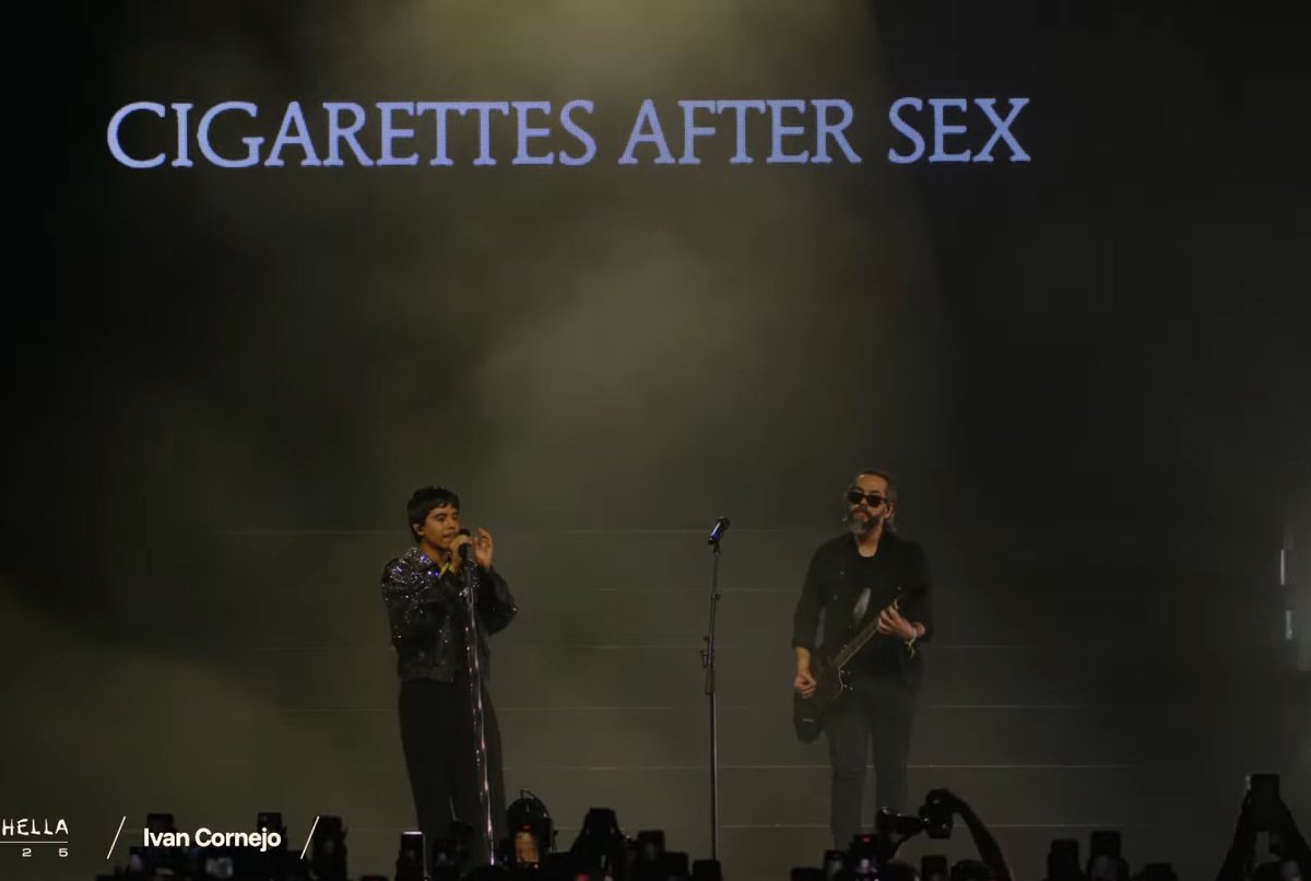 El primero invitado de Ivan Cornejo es Cigarettes After Sex 

#IVANCHELLA
#Coachella2025 
#Coachella