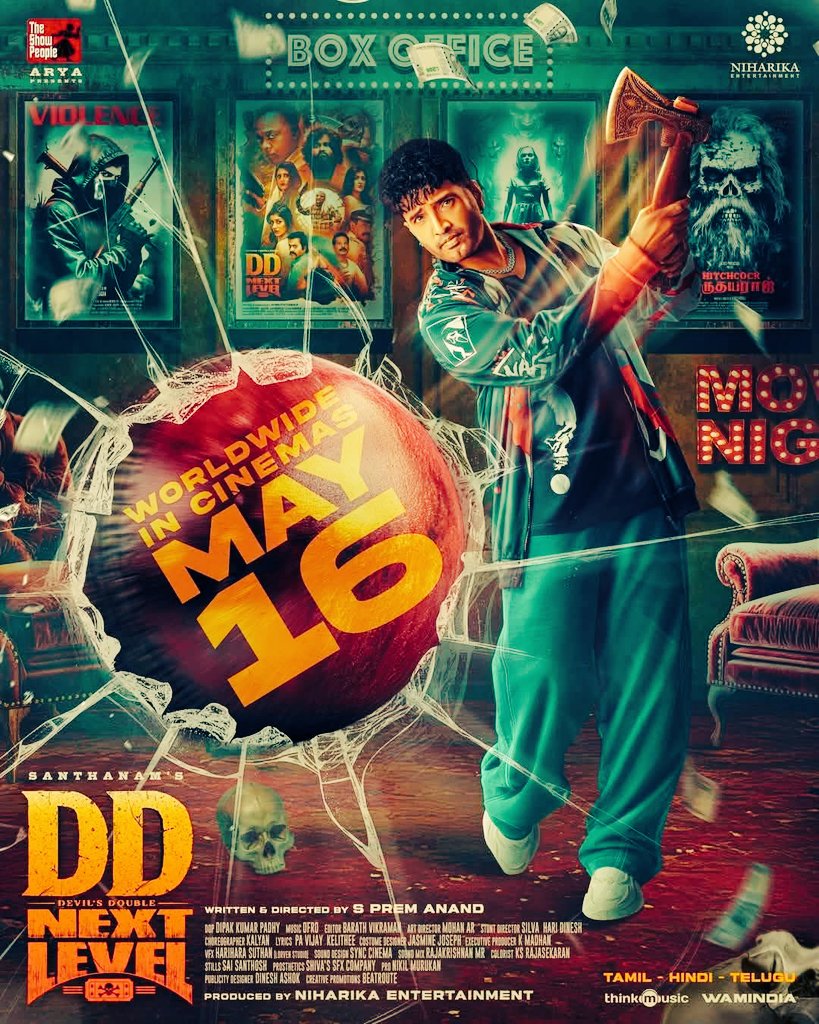 Santa_Gps29's tweet photo. #Santhanam's #DDNextLevel May 16, 2025 release..!💥🥰
#DhillukuDhuddu #SantaFans
#DD4 #Tamilmovie
@iamsanthanam @KKumaravelMKS https://t.co/LjBMzBq0XK