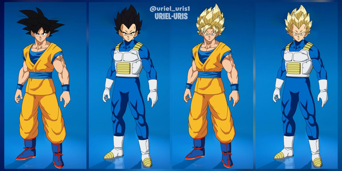 uriel_uris1's tweet photo. Dragon Ball Daima X Fortnite (Concept)

Goku y Vegeta en todas sus transformaciones.

#DragonBall #DragonBallDAIMA #DAIMA #Fortnite #FortniteArt #FortniteFanArt #FortniteConcept https://t.co/WPg2EQ6eAF