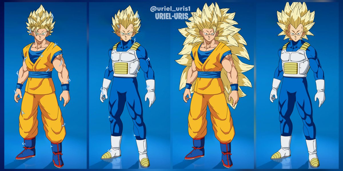 uriel_uris1's tweet photo. Dragon Ball Daima X Fortnite (Concept)

Goku y Vegeta en todas sus transformaciones.

#DragonBall #DragonBallDAIMA #DAIMA #Fortnite #FortniteArt #FortniteFanArt #FortniteConcept https://t.co/WPg2EQ6eAF
