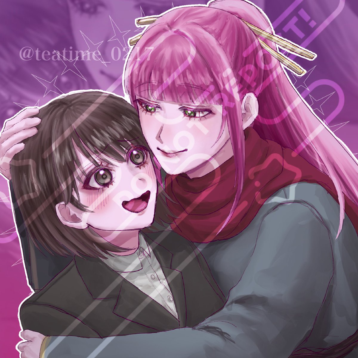 teatime_0217's tweet photo. 描き合いありがとうございました🪐💖
(トリミング済) https://t.co/fetpaTeTM0