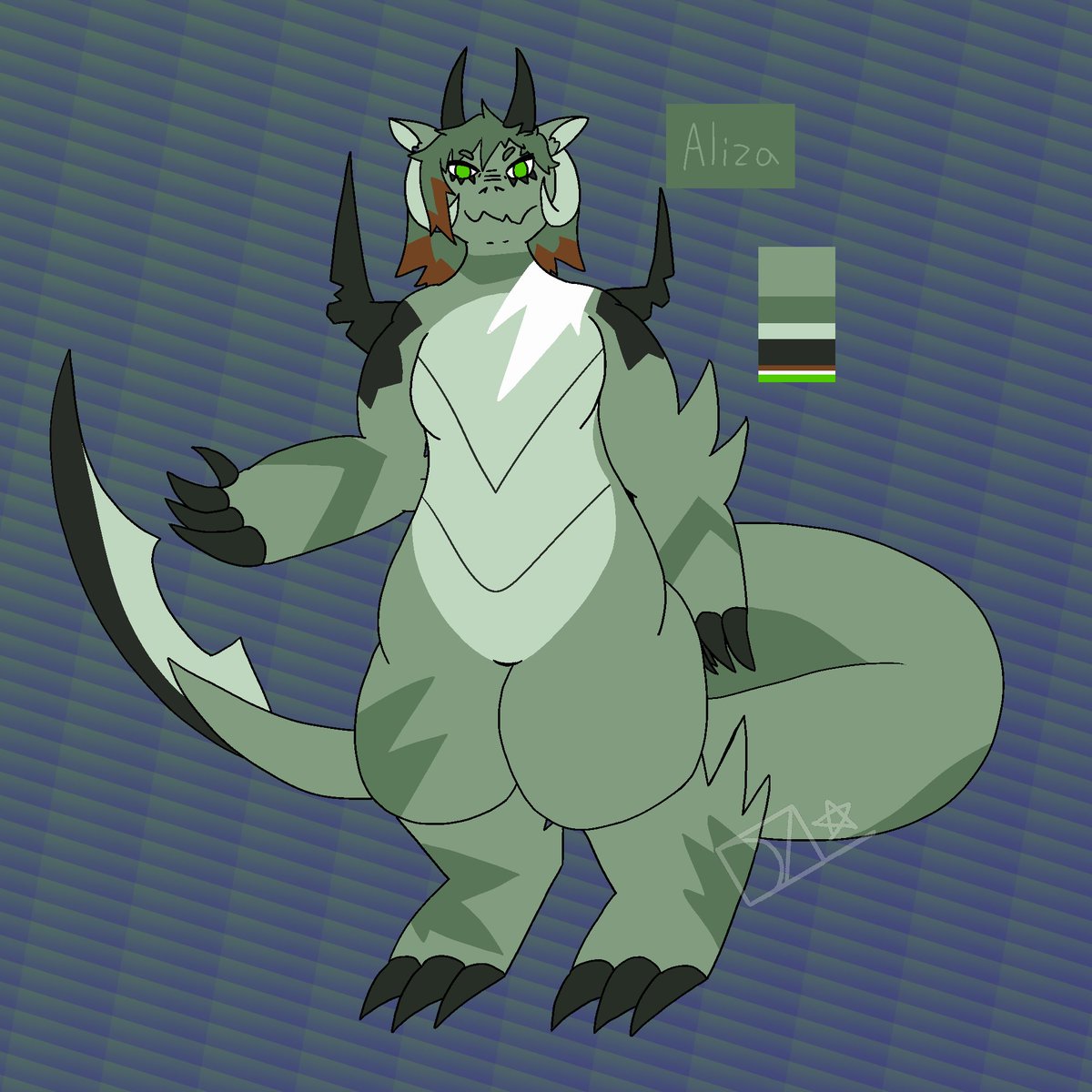 Made a newer ref for one of my treasured ocs <3