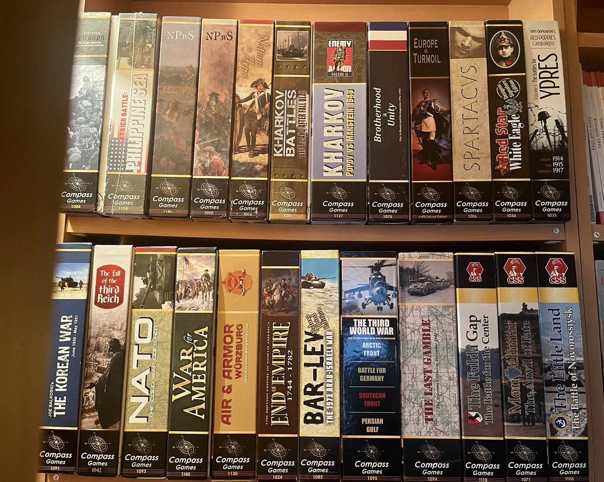 kimataka1's tweet photo. ゲーム棚整理中で、Compass Gamesのゲームは全部でこれだけ

ほとんどプレイした事なくてイカンなぁ💦 https://t.co/CGP8VhH23R
