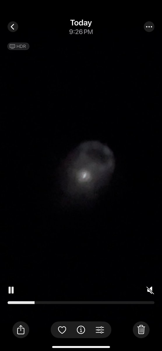 tbcolo's tweet photo. @elonmusk This you? I have a good video of it. Central Texas at 9:26 pm 04/12/2025. https://t.co/HGSAPOgd9T