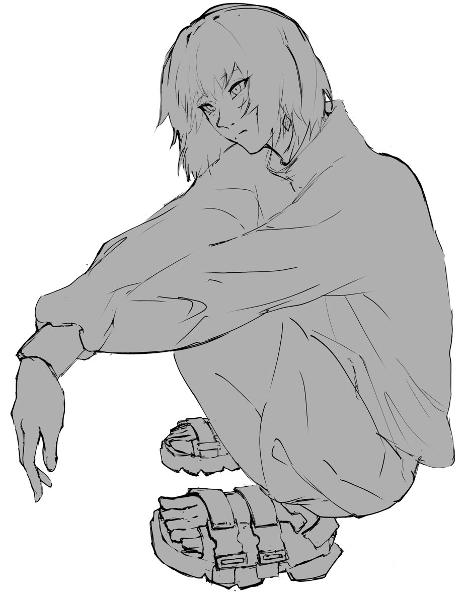 rroossee___'s tweet photo. 途中経過
#hxh #kurapika #クラピカ #イラスト　#illustration https://t.co/r2TVBQfm84
